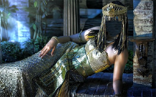 Женский шаблон - Царица Египта в наряде